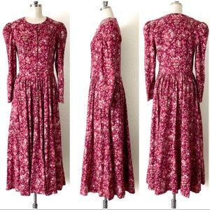 Vintage Laura Ashley Cottagecore Prairie Dress